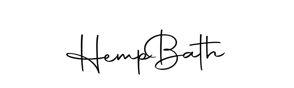 The best way (Autography-DOLnW) to make a short signature is to pick only two or three words in your name. The name Hemp  Bath include a total of six letters. For converting this name. Hemp  Bath signature style 10 images and pictures png