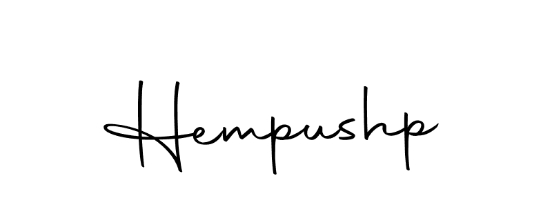 Create a beautiful signature design for name Hempushp. With this signature (Autography-DOLnW) fonts, you can make a handwritten signature for free. Hempushp signature style 10 images and pictures png