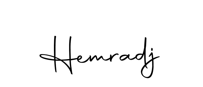 How to make Hemradj signature? Autography-DOLnW is a professional autograph style. Create handwritten signature for Hemradj name. Hemradj signature style 10 images and pictures png