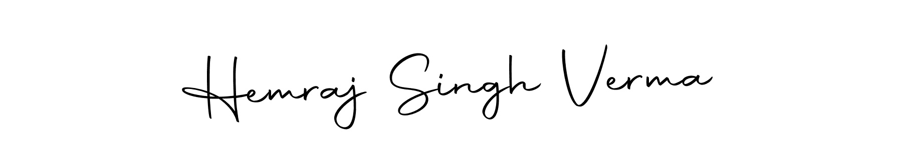 Make a beautiful signature design for name Hemraj Singh Verma. Use this online signature maker to create a handwritten signature for free. Hemraj Singh Verma signature style 10 images and pictures png