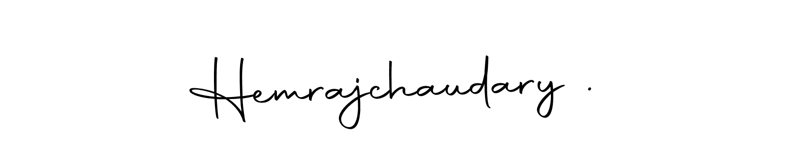 How to make Hemrajchaudary . name signature. Use Autography-DOLnW style for creating short signs online. This is the latest handwritten sign. Hemrajchaudary . signature style 10 images and pictures png