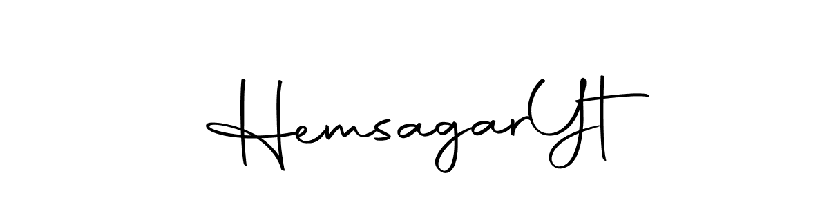 Design your own signature with our free online signature maker. With this signature software, you can create a handwritten (Autography-DOLnW) signature for name Hemsagar  Yt. Hemsagar  Yt signature style 10 images and pictures png