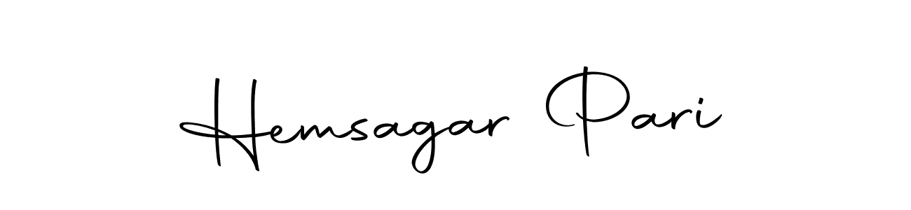 Use a signature maker to create a handwritten signature online. With this signature software, you can design (Autography-DOLnW) your own signature for name Hemsagar Pari. Hemsagar Pari signature style 10 images and pictures png