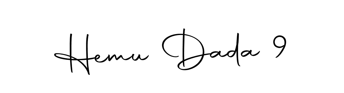 How to make Hemu Dada 9 name signature. Use Autography-DOLnW style for creating short signs online. This is the latest handwritten sign. Hemu Dada 9 signature style 10 images and pictures png
