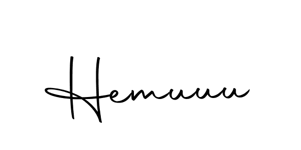 Make a beautiful signature design for name Hemuuu. With this signature (Autography-DOLnW) style, you can create a handwritten signature for free. Hemuuu signature style 10 images and pictures png