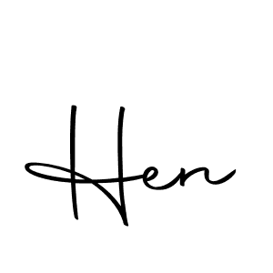 How to make Hen signature? Autography-DOLnW is a professional autograph style. Create handwritten signature for Hen name. Hen signature style 10 images and pictures png