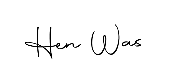 The best way (Autography-DOLnW) to make a short signature is to pick only two or three words in your name. The name Hen Was include a total of six letters. For converting this name. Hen Was signature style 10 images and pictures png