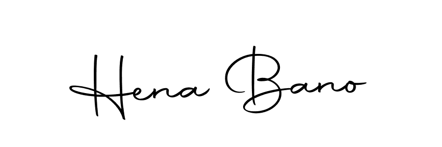 Create a beautiful signature design for name Hena Bano. With this signature (Autography-DOLnW) fonts, you can make a handwritten signature for free. Hena Bano signature style 10 images and pictures png