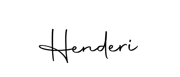 How to make Henderi signature? Autography-DOLnW is a professional autograph style. Create handwritten signature for Henderi name. Henderi signature style 10 images and pictures png