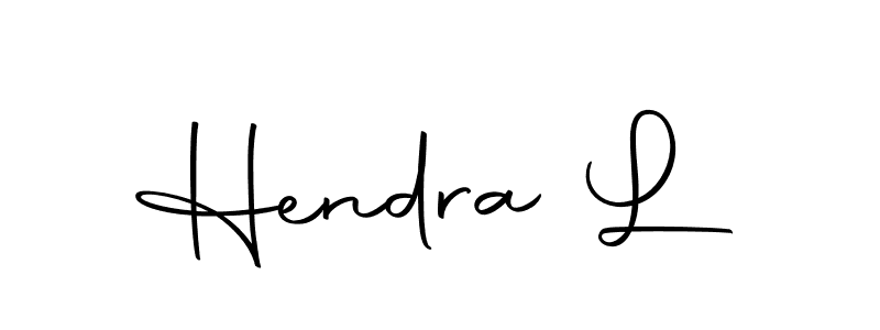The best way (Autography-DOLnW) to make a short signature is to pick only two or three words in your name. The name Hendra L include a total of six letters. For converting this name. Hendra L signature style 10 images and pictures png