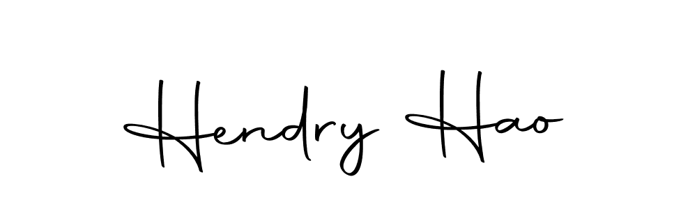 Hendry Hao stylish signature style. Best Handwritten Sign (Autography-DOLnW) for my name. Handwritten Signature Collection Ideas for my name Hendry Hao. Hendry Hao signature style 10 images and pictures png