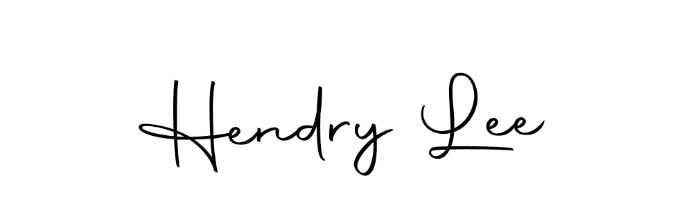 Hendry Lee stylish signature style. Best Handwritten Sign (Autography-DOLnW) for my name. Handwritten Signature Collection Ideas for my name Hendry Lee. Hendry Lee signature style 10 images and pictures png