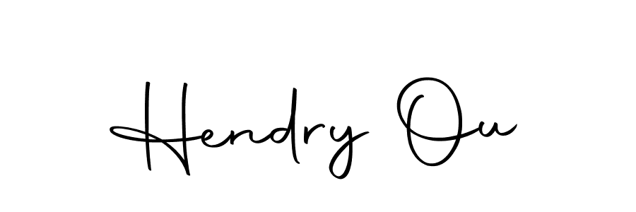 You can use this online signature creator to create a handwritten signature for the name Hendry Ou. This is the best online autograph maker. Hendry Ou signature style 10 images and pictures png