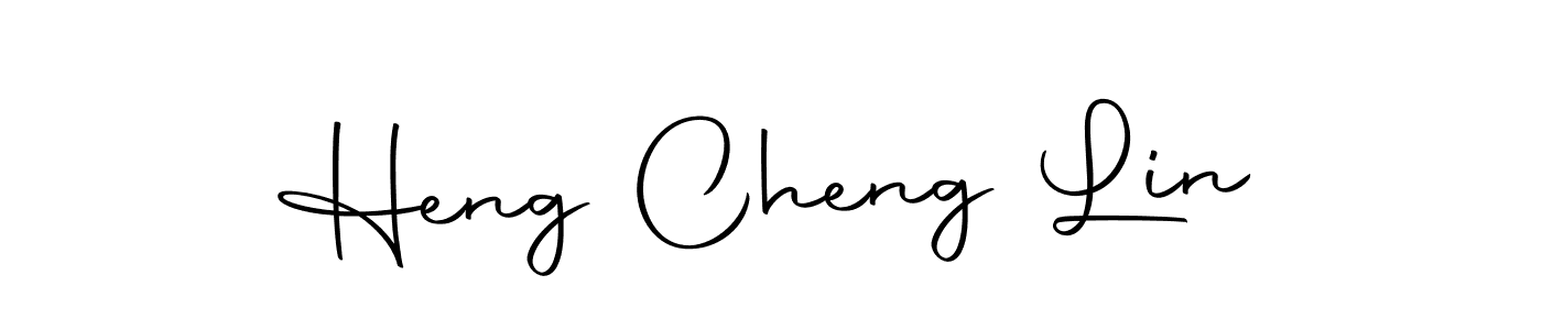 Heng Cheng Lin stylish signature style. Best Handwritten Sign (Autography-DOLnW) for my name. Handwritten Signature Collection Ideas for my name Heng Cheng Lin. Heng Cheng Lin signature style 10 images and pictures png