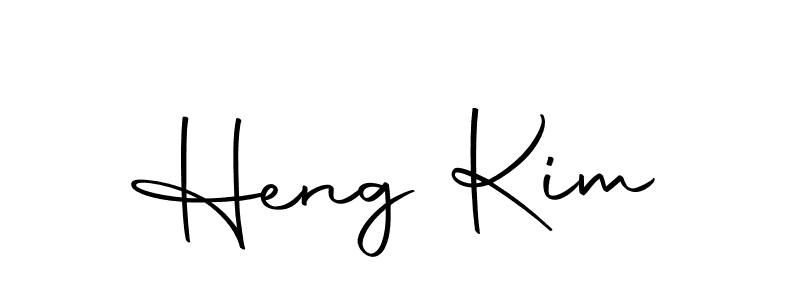 You should practise on your own different ways (Autography-DOLnW) to write your name (Heng Kim) in signature. don't let someone else do it for you. Heng Kim signature style 10 images and pictures png