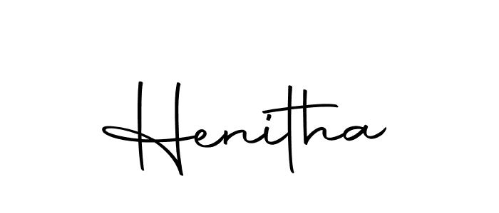 Henitha stylish signature style. Best Handwritten Sign (Autography-DOLnW) for my name. Handwritten Signature Collection Ideas for my name Henitha. Henitha signature style 10 images and pictures png