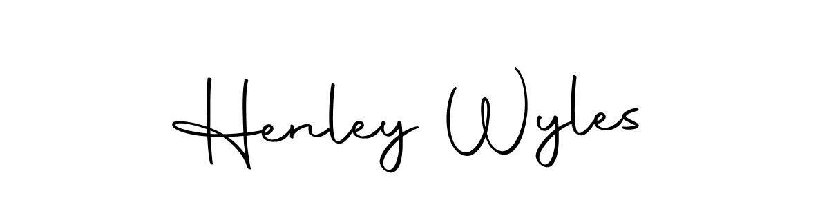 The best way (Autography-DOLnW) to make a short signature is to pick only two or three words in your name. The name Henley Wyles include a total of six letters. For converting this name. Henley Wyles signature style 10 images and pictures png
