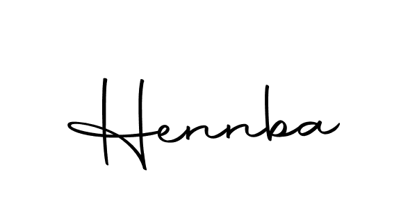 How to make Hennba signature? Autography-DOLnW is a professional autograph style. Create handwritten signature for Hennba name. Hennba signature style 10 images and pictures png