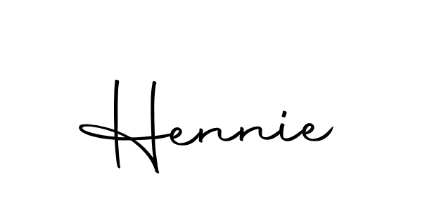 You should practise on your own different ways (Autography-DOLnW) to write your name (Hennie) in signature. don't let someone else do it for you. Hennie signature style 10 images and pictures png