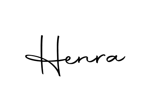 Create a beautiful signature design for name Henra. With this signature (Autography-DOLnW) fonts, you can make a handwritten signature for free. Henra signature style 10 images and pictures png