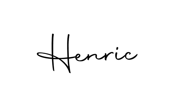 Create a beautiful signature design for name Henric. With this signature (Autography-DOLnW) fonts, you can make a handwritten signature for free. Henric signature style 10 images and pictures png