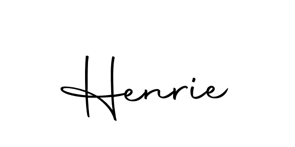 You should practise on your own different ways (Autography-DOLnW) to write your name (Henrie) in signature. don't let someone else do it for you. Henrie signature style 10 images and pictures png