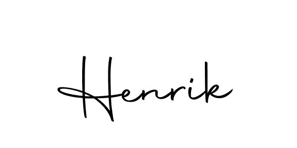 Create a beautiful signature design for name Henrik. With this signature (Autography-DOLnW) fonts, you can make a handwritten signature for free. Henrik signature style 10 images and pictures png