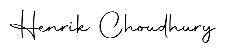 Elevate your brand with a stunning Henrik Choudhury eSignature. The Autography-DOLnW style provides a balanced, flowing aesthetic for everyday signing. Henrik Choudhury signature style 10 images and pictures png