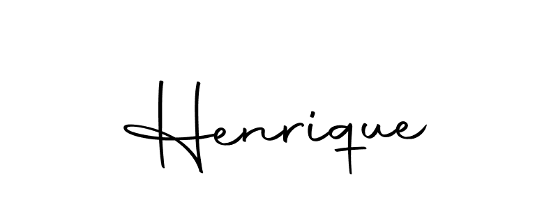 Make a beautiful signature design for name Henrique. With this signature (Autography-DOLnW) style, you can create a handwritten signature for free. Henrique signature style 10 images and pictures png