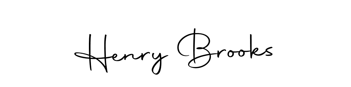 Design your own signature with our free online signature maker. With this signature software, you can create a handwritten (Autography-DOLnW) signature for name Henry Brooks. Henry Brooks signature style 10 images and pictures png