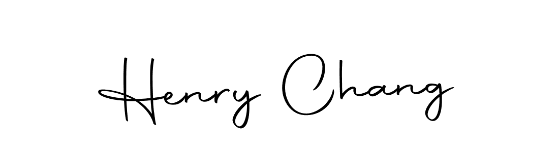 You should practise on your own different ways (Autography-DOLnW) to write your name (Henry Chang) in signature. don't let someone else do it for you. Henry Chang signature style 10 images and pictures png