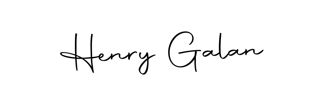 How to make Henry Galan name signature. Use Autography-DOLnW style for creating short signs online. This is the latest handwritten sign. Henry Galan signature style 10 images and pictures png