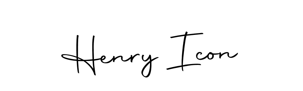 Also we have Henry Icon name is the best signature style. Create professional handwritten signature collection using Autography-DOLnW autograph style. Henry Icon signature style 10 images and pictures png