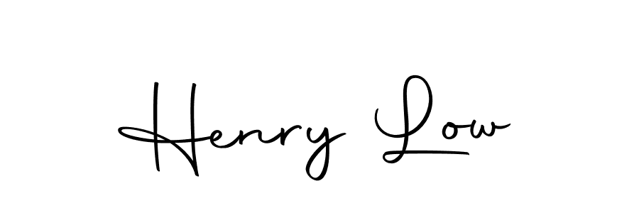 How to make Henry Low name signature. Use Autography-DOLnW style for creating short signs online. This is the latest handwritten sign. Henry Low signature style 10 images and pictures png
