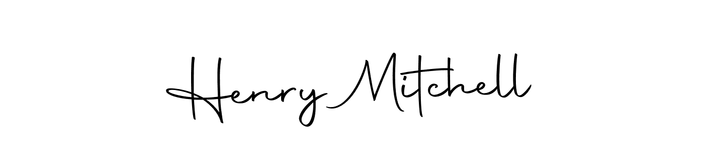 Henry Mitchell stylish signature style. Best Handwritten Sign (Autography-DOLnW) for my name. Handwritten Signature Collection Ideas for my name Henry Mitchell. Henry Mitchell signature style 10 images and pictures png