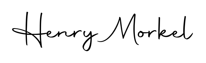 Master the art of signing with Henry Morkel written in fluent Autography-DOLnW script. A great template to practice and refine your handwriting. Henry Morkel signature style 10 images and pictures png