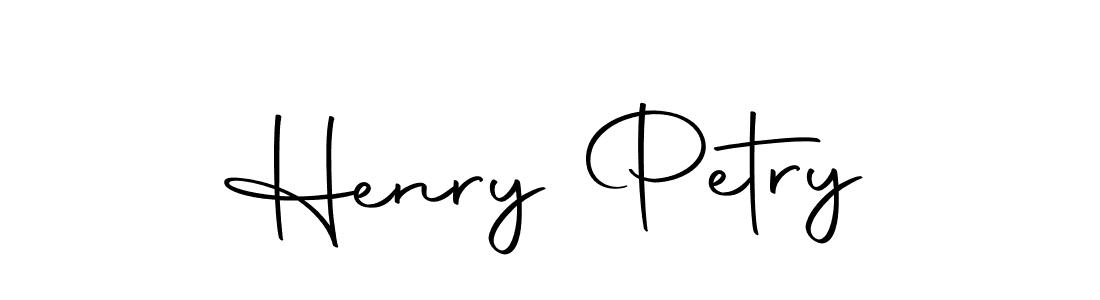 Design your own signature with our free online signature maker. With this signature software, you can create a handwritten (Autography-DOLnW) signature for name Henry Petry. Henry Petry signature style 10 images and pictures png
