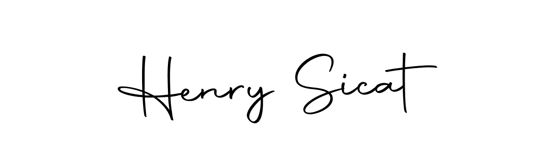 The best way (Autography-DOLnW) to make a short signature is to pick only two or three words in your name. The name Henry Sicat include a total of six letters. For converting this name. Henry Sicat signature style 10 images and pictures png