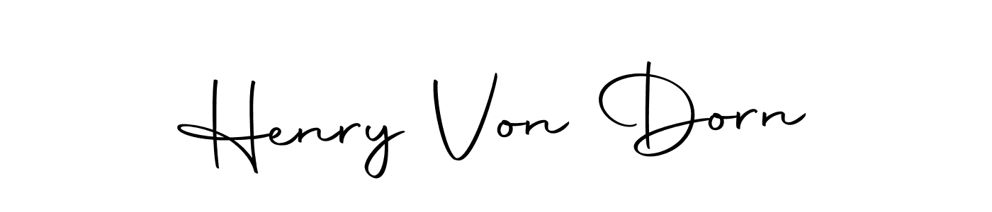 You can use this online signature creator to create a handwritten signature for the name Henry Von Dorn. This is the best online autograph maker. Henry Von Dorn signature style 10 images and pictures png