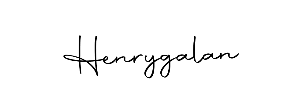 Design your own signature with our free online signature maker. With this signature software, you can create a handwritten (Autography-DOLnW) signature for name Henrygalan. Henrygalan signature style 10 images and pictures png