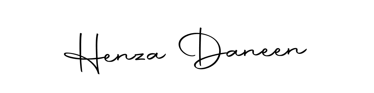 You should practise on your own different ways (Autography-DOLnW) to write your name (Henza Daneen) in signature. don't let someone else do it for you. Henza Daneen signature style 10 images and pictures png