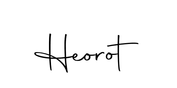 Make a beautiful signature design for name Heorot. With this signature (Autography-DOLnW) style, you can create a handwritten signature for free. Heorot signature style 10 images and pictures png