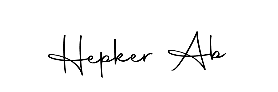 Make a beautiful signature design for name Hepker Ab. Use this online signature maker to create a handwritten signature for free. Hepker Ab signature style 10 images and pictures png
