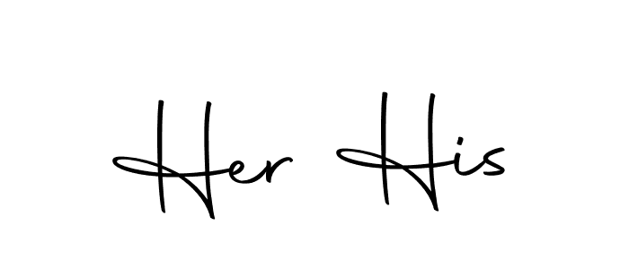 if you are searching for the best signature style for your name Her His. so please give up your signature search. here we have designed multiple signature styles  using Autography-DOLnW. Her His signature style 10 images and pictures png