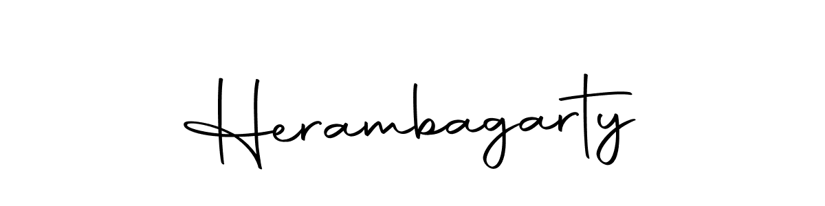 Herambagarty stylish signature style. Best Handwritten Sign (Autography-DOLnW) for my name. Handwritten Signature Collection Ideas for my name Herambagarty. Herambagarty signature style 10 images and pictures png