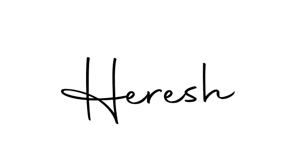 You should practise on your own different ways (Autography-DOLnW) to write your name (Heresh) in signature. don't let someone else do it for you. Heresh signature style 10 images and pictures png