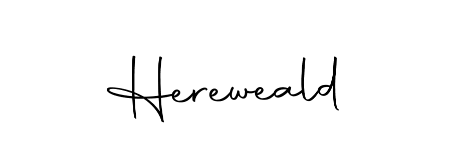 Create a beautiful signature design for name Hereweald. With this signature (Autography-DOLnW) fonts, you can make a handwritten signature for free. Hereweald signature style 10 images and pictures png