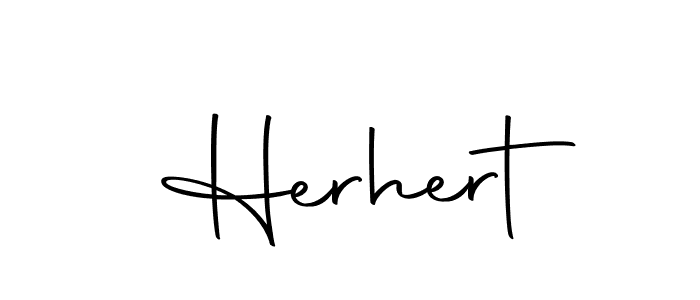 How to make Herhert signature? Autography-DOLnW is a professional autograph style. Create handwritten signature for Herhert name. Herhert signature style 10 images and pictures png