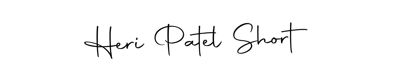 Heri Patel Short stylish signature style. Best Handwritten Sign (Autography-DOLnW) for my name. Handwritten Signature Collection Ideas for my name Heri Patel Short. Heri Patel Short signature style 10 images and pictures png