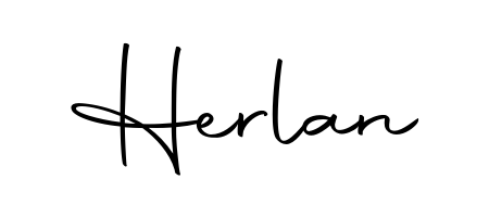 Explore multiple handwriting variations for Herlan including this stunning Autography-DOLnW design. Free to use across all platforms. Herlan signature style 10 images and pictures png